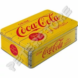 Retró Fémdoboz - Coca-Cola Dombornyomott