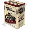 Retró Fémdoboz - Harley-Davidson Dombornyomott