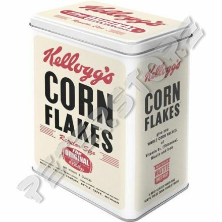 Retró Fémdoboz - Kellogg's Dombornyomott