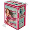 Retró Fémdoboz - Laundry Dombornyomott