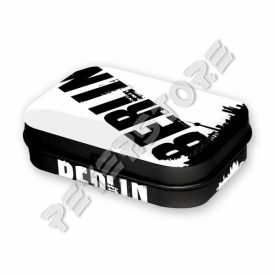 Retró Cukorkás Fémdoboz - Berlin Dombornyomott