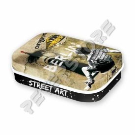 Retró Cukorkás Fémdoboz - Berlin Dombornyomott