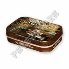 Retró Cukorkás Fémdoboz - U.S. Route 66 Dombornyomott