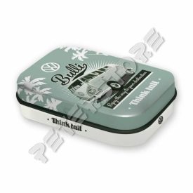   Retró Cukorkás Fémdoboz - Volkswagen VW T1 Busz Dombornyomott