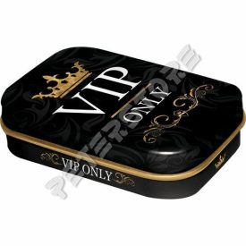 Retró Cukorkás Fémdoboz - VIP Only Dombornyomott