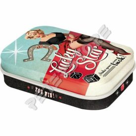 Retró Cukorkás Fémdoboz - Lucky Star Dombornyomott