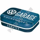 Retró Cukorkás Fémdoboz - Volkswagen Service, Garage - VW Garázs,Szerviz Dombornyomott