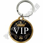 Retró Fém Kulcstartó - VIP