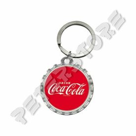 Retró Fém Kulcstartó - Coca-Cola