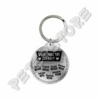 Retró Fém Kulcstartó - Boldog Macska, Happy Cat