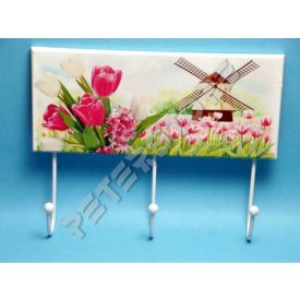 Fali Fa Akasztó, Fogas - Tulipán