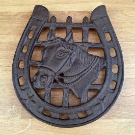 Öntöttvas Edényalátét Ló patkóval