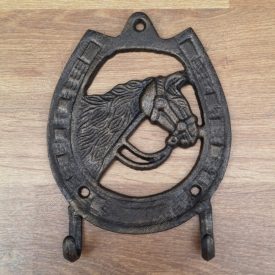 Öntöttvas Akasztó, Fogas Ló Patkóval