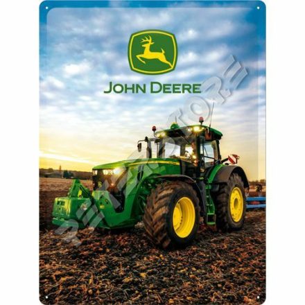Retró Fém Tábla - John Deere Reklámtábla Dombornyomott