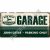 Retró Fém Tábla - John Deere Garage, Paking - Garázs, Parkoló Dombornyomott