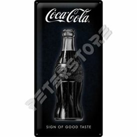   Retró Fém Tábla - Coca-Cola Palack Reklámtábla Dombornyomott