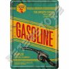 Retró Fém Képeslap - Gasoline, Benzin