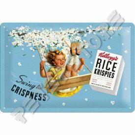 Retró Fém Tábla - Kelloggs Dombornyomott