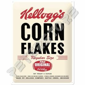 Retró Fém Tábla - Kellogg's Dombornyomott