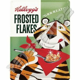 Retró Fém Tábla - Kellogg's Dombornyomott