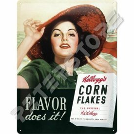 Retró Fém Tábla - Kellogg's Dombornyomott