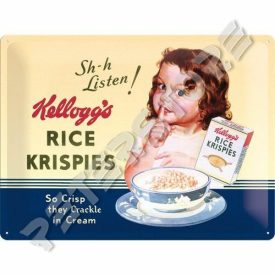 Retró Fém Tábla - Kellogg's Dombornyomott