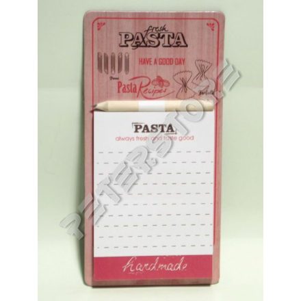 Retró Jegyzettömb - Pasta, Tészta