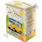 Retró Fémdoboz - Volkswagen VW T1 Busz Dombornyomott