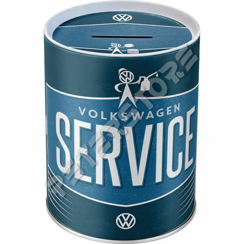 Retró Fém Persely - Volkswagen Service - VW Szerviz