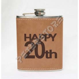Flaska 8 oz - Boldog 20. születésnapot