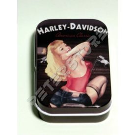 Retró Fémdoboz - Harley-Davidson