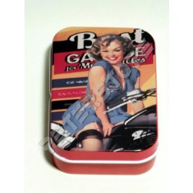   Retró Fémdoboz - Best Garage For Motorcycles, Legjobb Garázs Motoroknak