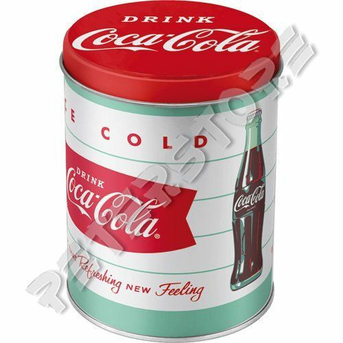Retró Fémdoboz - Coca-Cola Dombornyomott