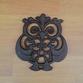 Öntöttvas Edényalátét Bagoly