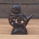 Öntöttvas Mécsestartó Madár