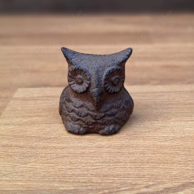 Öntöttvas Bagoly dísz Tömör