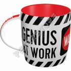 Retró Bögre - Genius at work - Zseni munkában