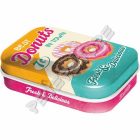 Retró Cukorkás Fémdoboz - Legjobb Fánk a városban Dombornyomott