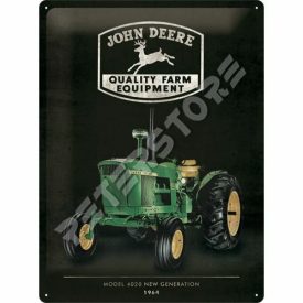 Retró Fém Tábla - John Deere Reklámtábla Dombornyomott