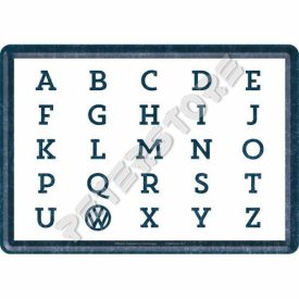 Retró Fém Képeslap - Volkswagen VW
