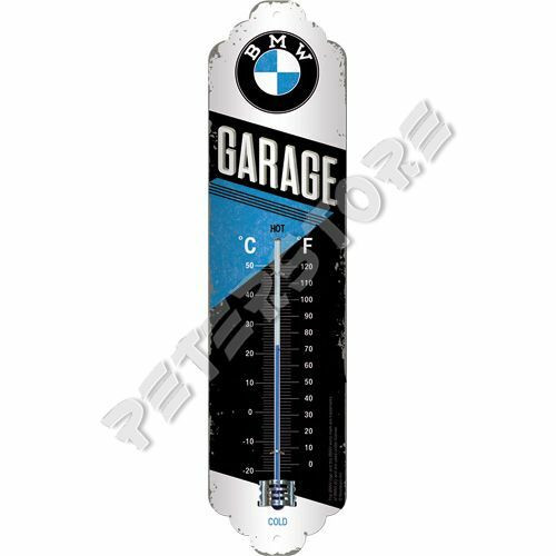 Retró Fém Hőmérő - BMW Garage, Garázs