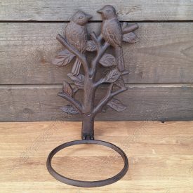 Öntöttvas Fali konzol, Virágtartó - Madár