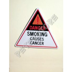 Retró Fém Tábla - A dohányzás rákot okoz