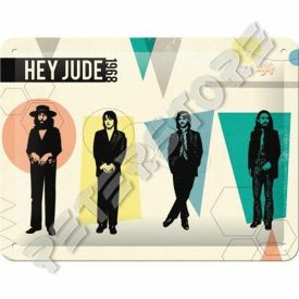 Retró Fém Tábla - The Beatles