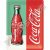 Retró Fém Tábla - Coca-Cola Palackok Reklámtábla Dombornyomott