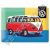 Retró Fém Tábla - Volkswagen VW T1 Busz Reklámtábla Dombornyomott