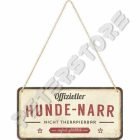 Retró Fém Tábla - Hivatalosan Kutyabolond Dombornyomott