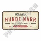 Retró Fém Tábla - Hivatalosan Kutyabolond Dombornyomott