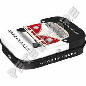   Retró Cukorkás Fémdoboz - Volkswagen VW T1 Busz Dombornyomott