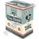 Retró Fémdoboz - Kutya keksz Dombornyomott